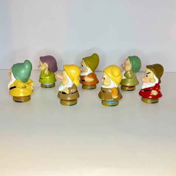 Fisher-Price Little People Disney Snow White 7 Dwarfs Figure Set NO Snow White - Picture 4 of 8